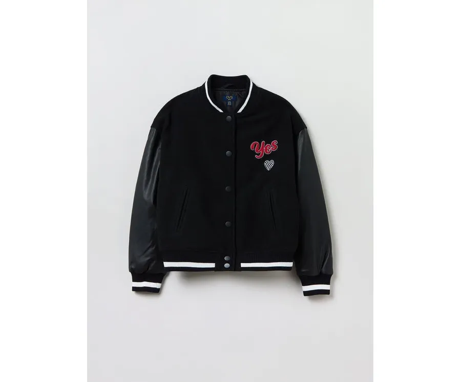 obrazek 1 OVS Kurtka bomber 1817850 Czarny Regular Fit
