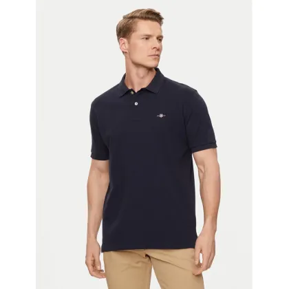 Zdjęcie Gant Polo Shield 2210 Granatowy Regular Fit
