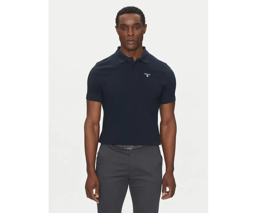 obrazek 1 Barbour Polo Original Sports MML0358NY31 Granatowy Tailored Fit