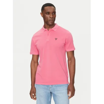 Zdjęcie Guess Polo F5GP00 K9WF1 Różowy Regular Fit