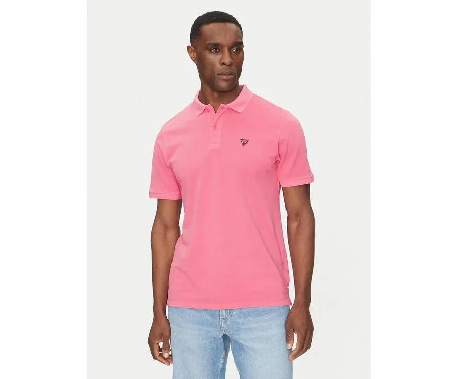 obrazek 1 Guess Polo F5GP00 K9WF1 Różowy Regular Fit