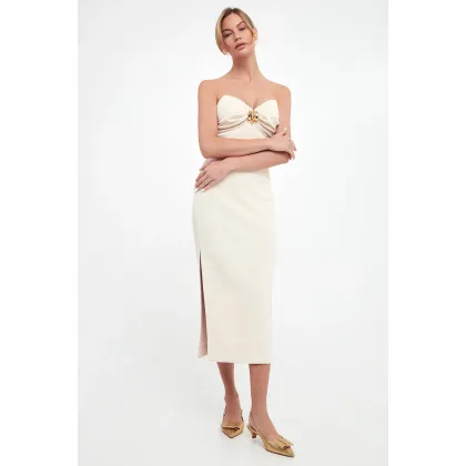 Zdjęcie Sukienka midi ELISABETTA FRANCHI Elisabetta Franchi