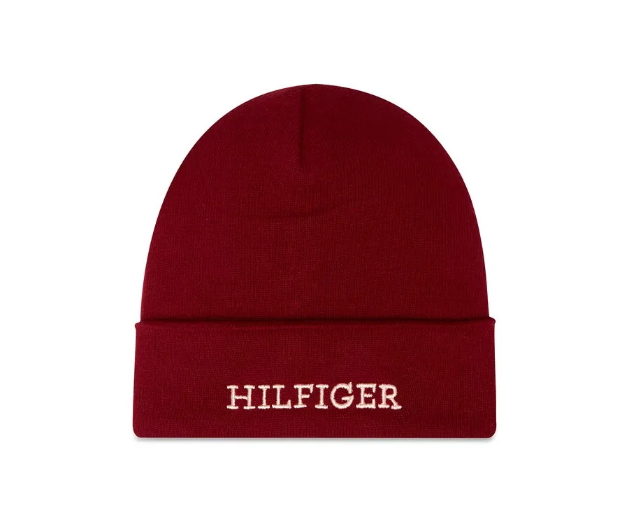obrazek 1 Tommy Hilfiger Czapka Corporate AU0AU01737 Bordowy