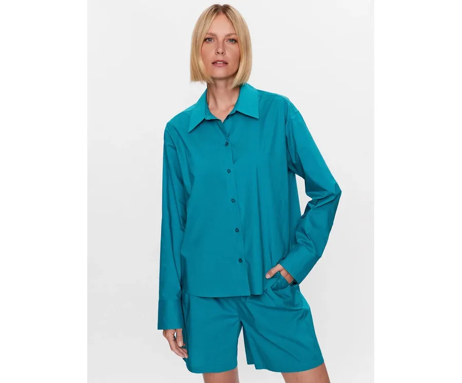 obrazek 1 Herskind Koszula Fanta 4811610 Niebieski Relaxed Fit