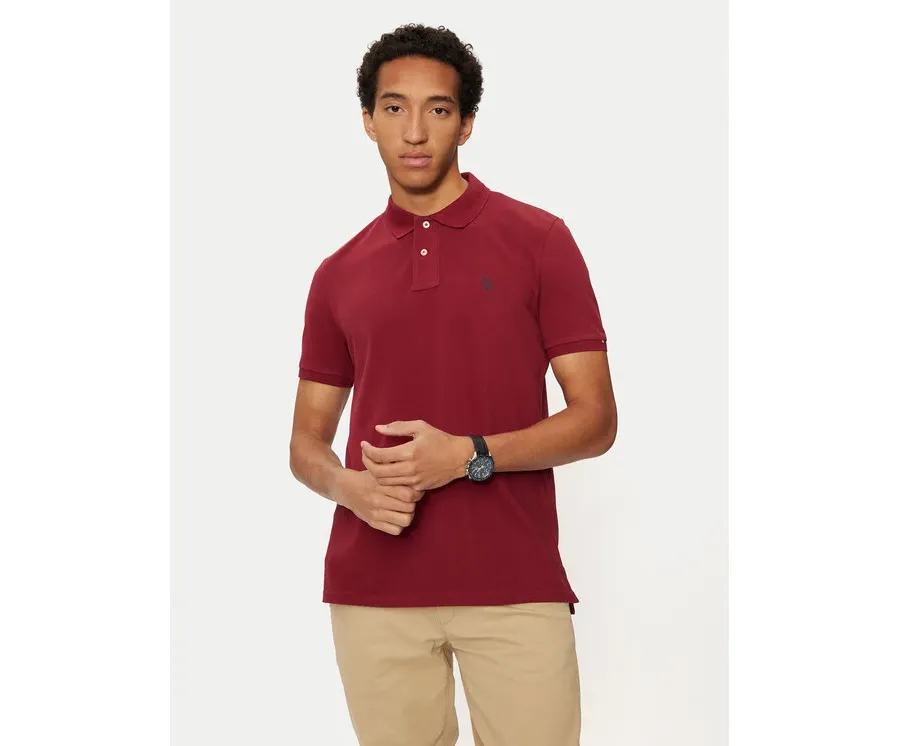 obrazek 1 U.S. Polo Assn. Polo MUP3312 Czerwony Regular Fit