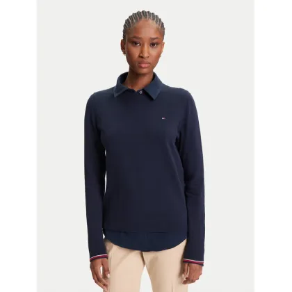 Zdjęcie Tommy Hilfiger Sweter WW0WW44984 Granatowy Regular Fit