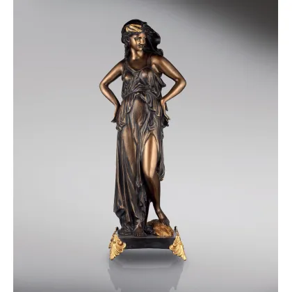Picture Bronze sculpture of Summer Woman - Fonderia Artistica Ruocco