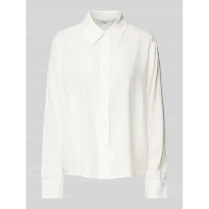 Zdjęcie Bluzka koszulowa z wiskozy z listwą guzikową