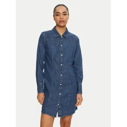 Zdjęcie Wrangler Sukienka jeansowa 112356498 Niebieski Regular Fit