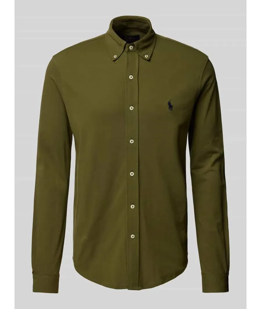 obrazek 1 Koszula casualowa o kroju regular fit z kołnierzykiem typu button down