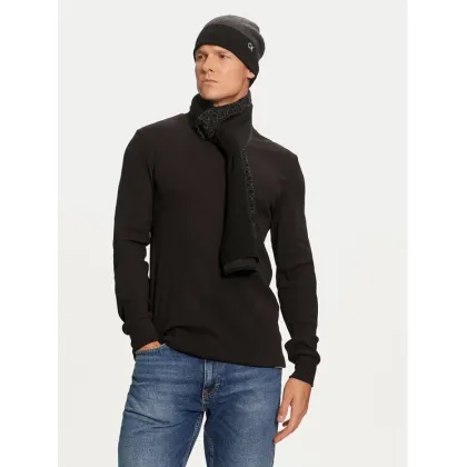 Zdjęcie Calvin Klein Zestaw Szalik i Czapka Gs Ck Monogram Beanie + Scarf K50K512390 Czarny