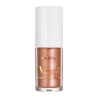 Zdjęcie Pupa Shine Bright Vamp! Cień do powiek w płynie 014 Sunset Bronze Sunset Bronze 4 ml