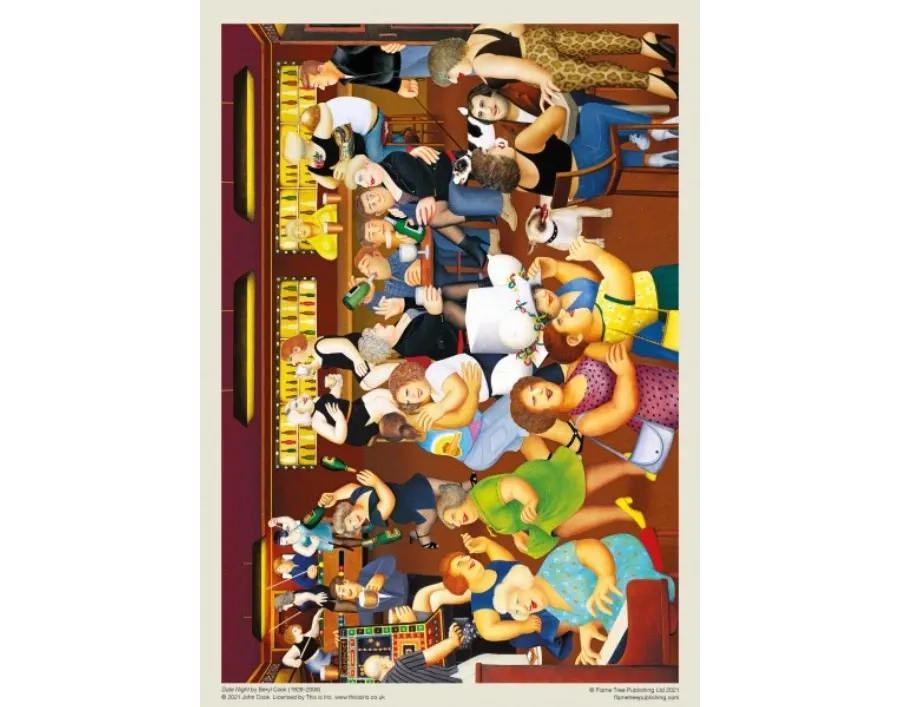 obrazek 2 Puzzle dla dorosłych Beryl Cook: Date Night - Flame Tree Publishing