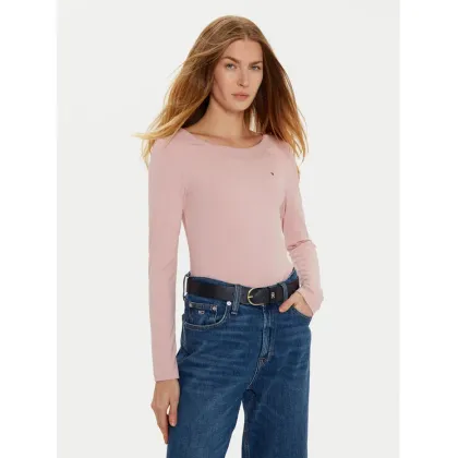 Zdjęcie Tommy Hilfiger Bluzka WW0WW38869 Różowy Slim Fit