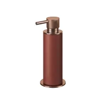 Picture Burgundy and copper dispenser Ø7xH19 cm for a unique bathroom