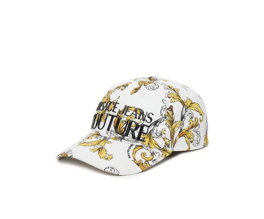 obrazek 1 Versace Jeans Couture Czapka z daszkiem 78VAZK10 Biały