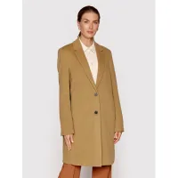 Zdjęcie Calvin Klein Płaszcz wełniany Crombie K20K204155 Brązowy Regular Fit