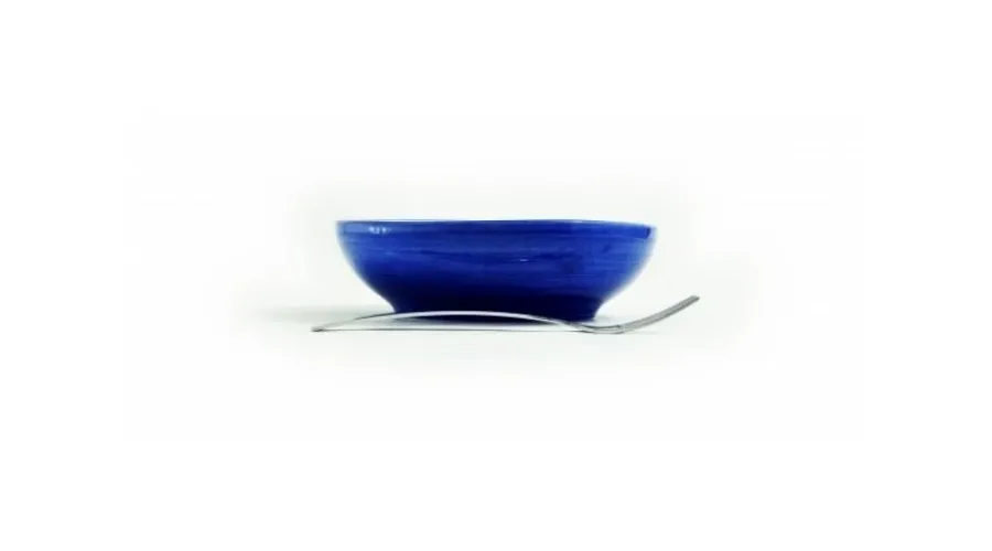 obrazek 3 Oryginalna ceramiczna miska na zupę lub makaron zdobiona tęczą - Le Ceramiche