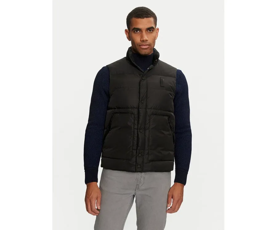 obrazek 1 Bomboogie Bezrękawnik VM8620TTNA4 Czarny Regular Fit