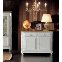 Picture Sideboard with 2 doors, 2 drawers, 1 fixed internal shelf, from Italy - Fratelli Mirandola