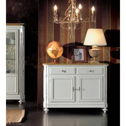 Zdjęcie Kredens 2 drzwi, 2 szuflady, 1 stała półka wewnętrzna, z Włoch - Fratelli Mirandola