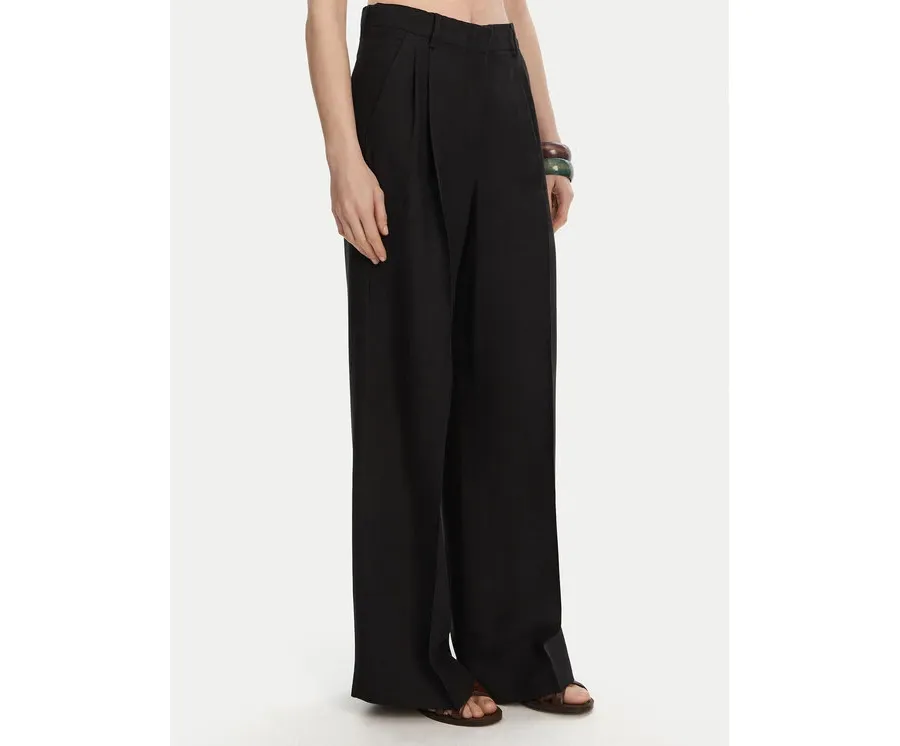 obrazek 1 Weekend Max Mara Spodnie palazzo Veliero 2515131132 Czarny Wide Leg