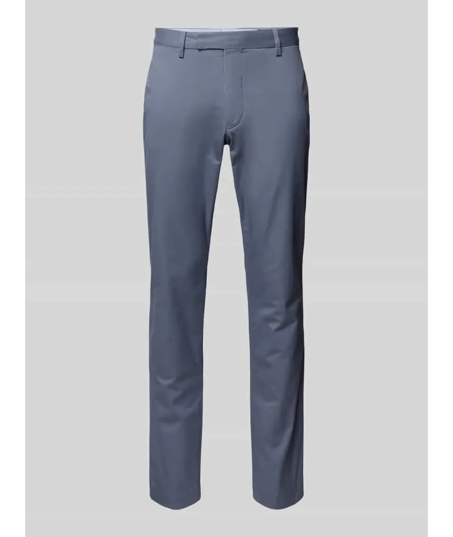 obrazek 1 Chinosy o kroju slim stretch fit ze szlufkami na pasek