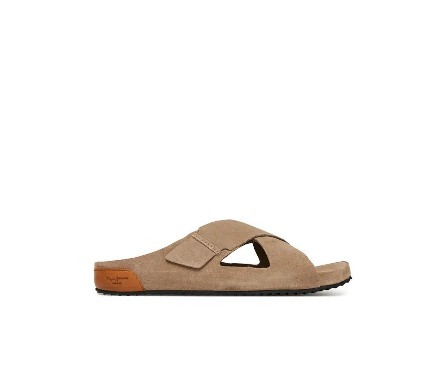 obrazek 1 Pepe Jeans Klapki Corby Cross PMS90124 Beżowy