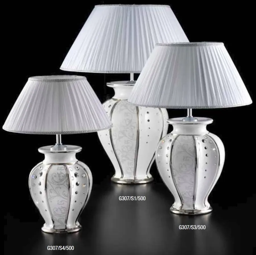 obrazek 1 Biała lampa do ekskluzywnego salonu - Ceramiche Stella