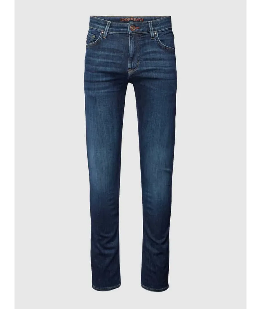 obrazek 1 Jeansy o kroju slim fit z 5 kieszeniami model ‘STEPHEN’