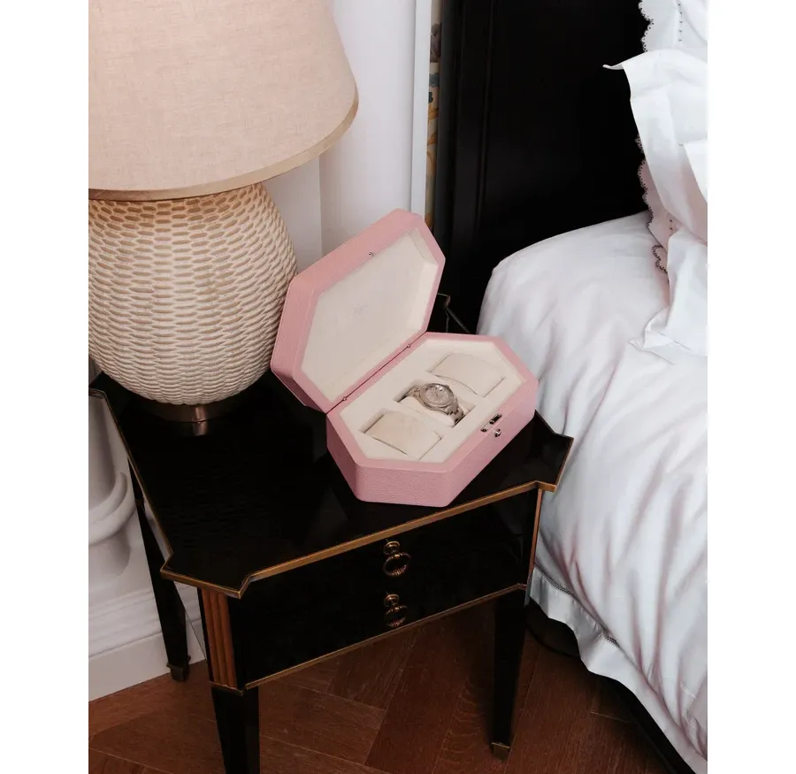 obrazek 6 Designerskie skórzane pudełko na 3 zegarki