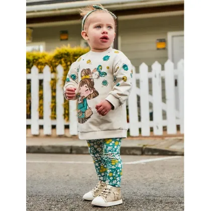 Zdjęcie Mayoral Komplet bluzka i legginsy 2711 Zielony Regular Fit