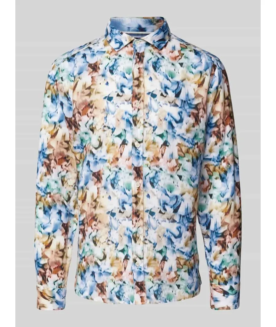 obrazek 1 Koszula casualowa o kroju regular fit ze wzorem na całej powierzchni