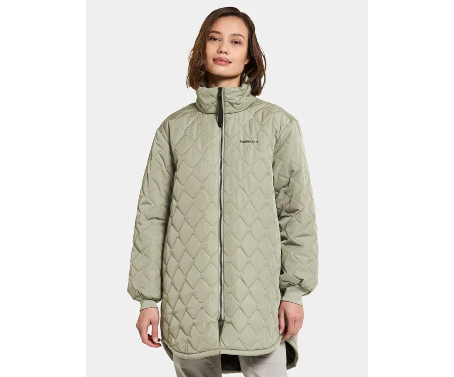 obrazek 1 Didriksons Kurtka zimowa Gabbi 505048 Zielony Regular Fit