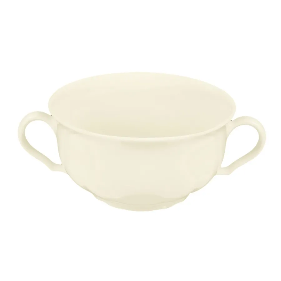 obrazek 1 Klasyczna porcelanowa filiżanka do zupy w kolorze kości słoniowej - Seltmann Weiden