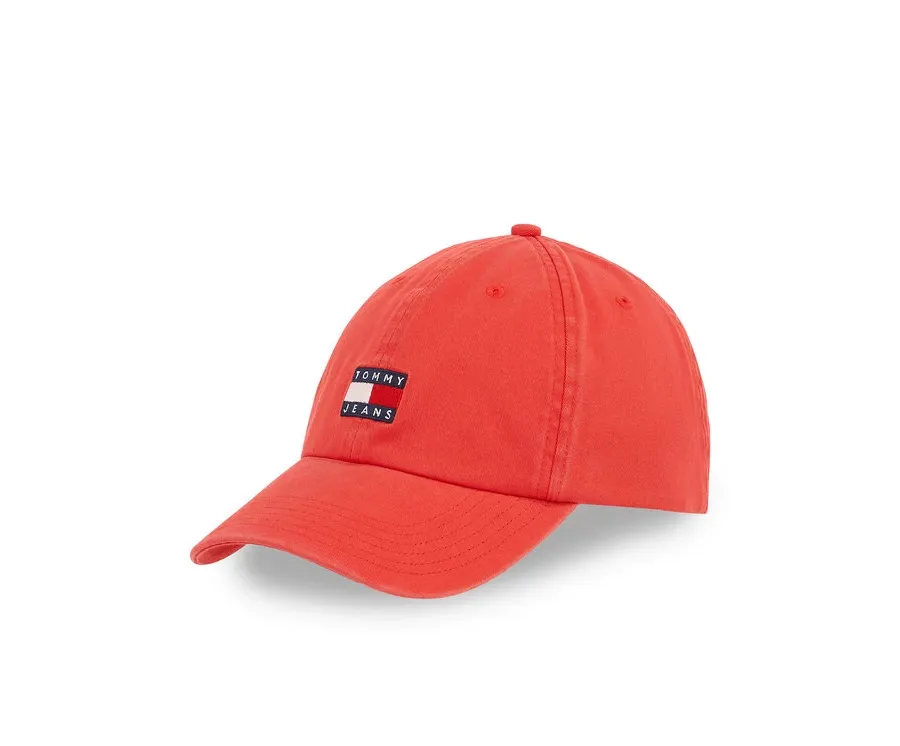 obrazek 1 Tommy Jeans Czapka z daszkiem Tjm Heritage Cap AM0AM12020 Czerwony