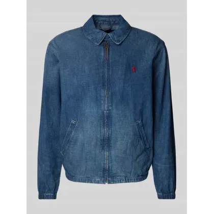 Zdjęcie Kurtka jeansowa z wyhaftowanym logo model 'BAYPORT'