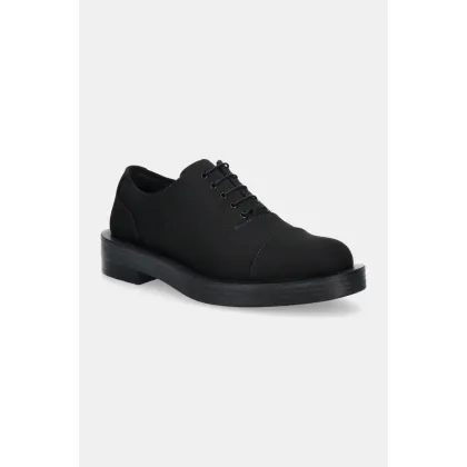 Zdjęcie Clarks Originals półbuty CUR Oxford 2 damskie kolor czarny na płaskim obcasie 26178326