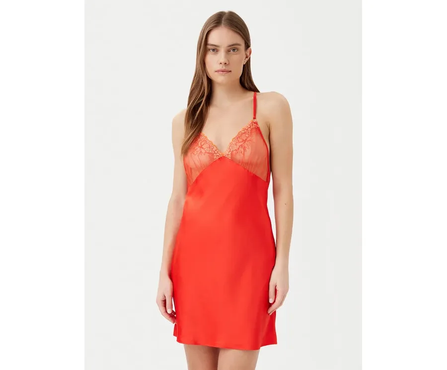 obrazek 1 Chantelle Koszula nocna Spice C22FW5 Czerwony