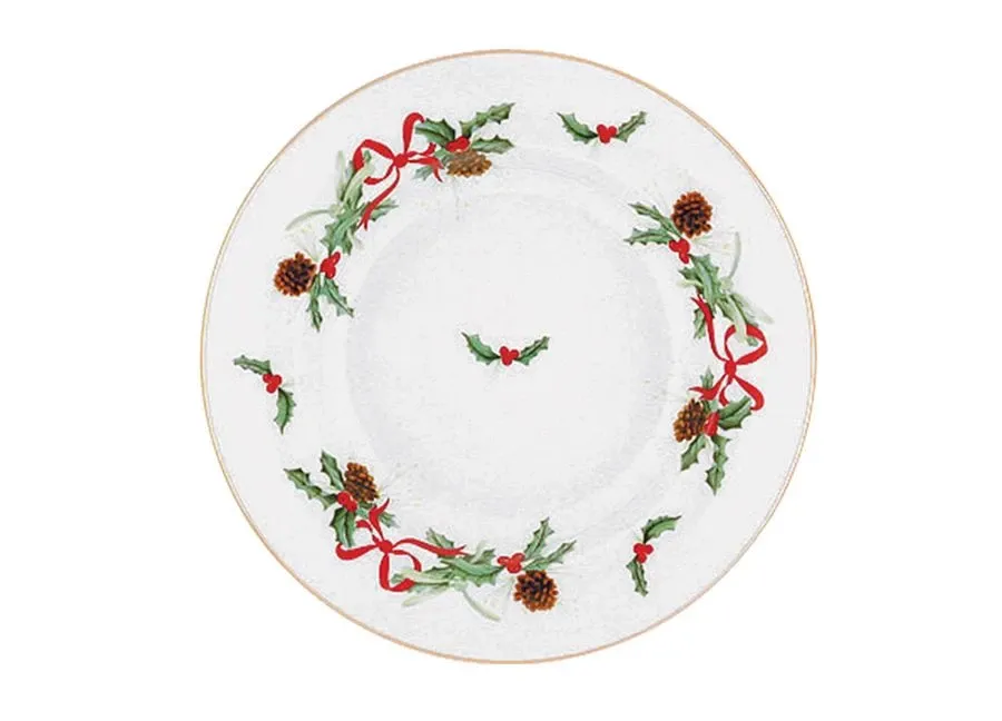 obrazek 1 Świąteczny talerz do zupy z porcelany