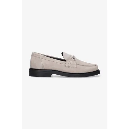 Zdjęcie Filling Pieces mokasyny zamszowe Loafer Suede kolor szary 44222791108-GREY