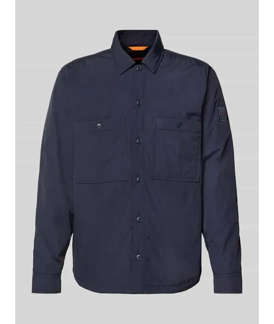 obrazek 1 Kurtka koszulowa o kroju regular fit z kieszeniami na piersi model ‘Locky’