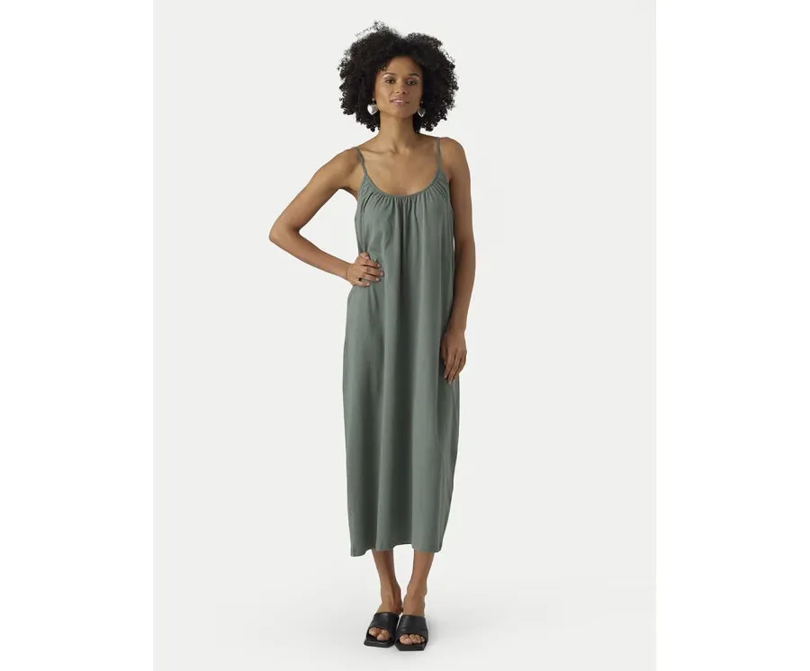 obrazek 1 Vero Moda Sukienka letnia Luna 10286077 Zielony Regular Fit