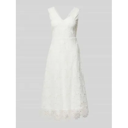 Zdjęcie Sukienka midi z koronką szydełkową