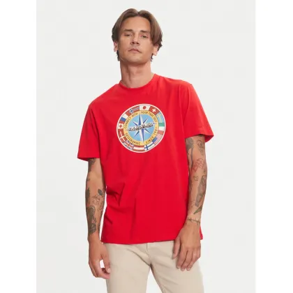 Zdjęcie Napapijri T-Shirt S-Dorees NP0A4IBE Czerwony Regular Fit