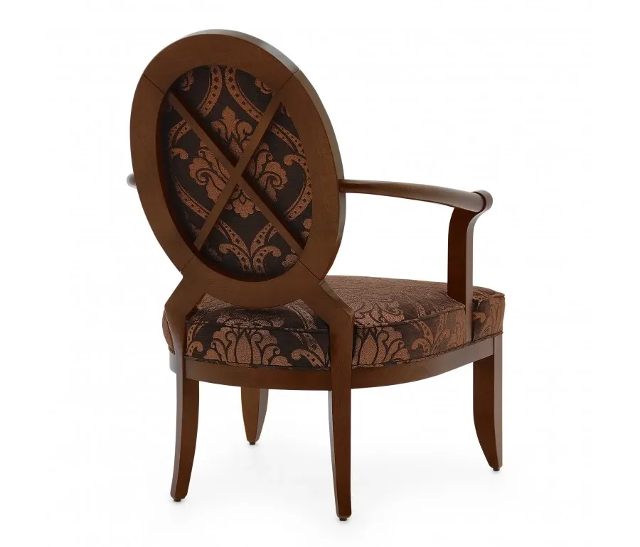 obrazek 3 Bukowy ekskluzywny fotel w stylu art deco - Sevensedie