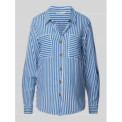 Zdjęcie Bluzka z wiskozy z przedłużonym tyłem model ‘YASMIN’