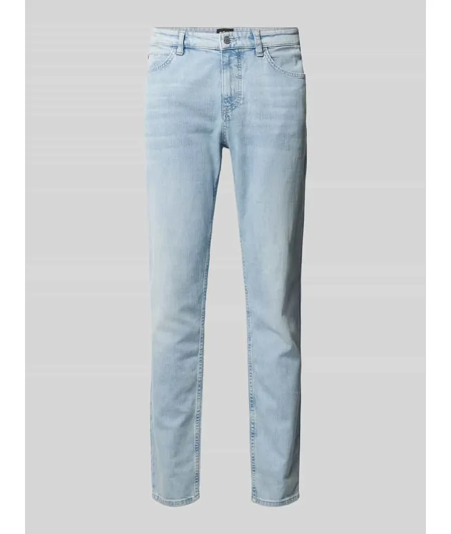 obrazek 1 Jeansy o kroju straight fit z czystej bawełny model ‘Re.Maine’