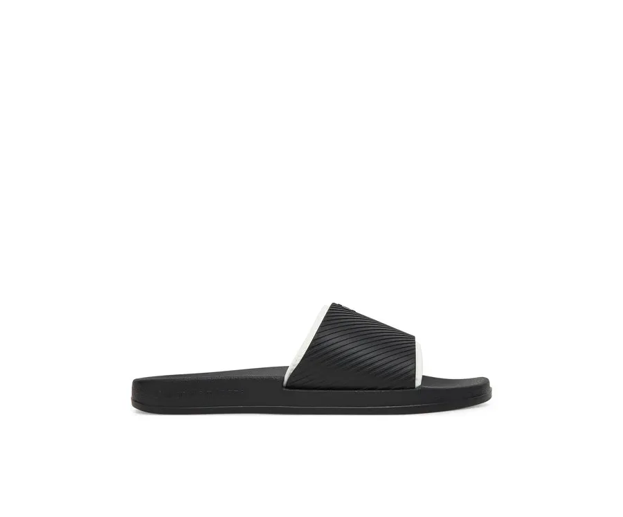 obrazek 1 Calvin Klein Jeans Klapki Slide Rubber Neoprene Text YM0YM01234 Czarny