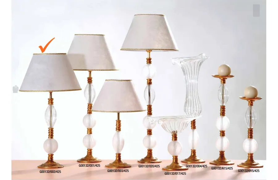 obrazek 1 Niepowtarzalna szklana lampa do salonu